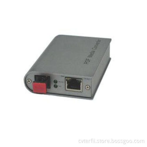 RJ 45 Twisted Pair POF Plastic Optical Fiber Converters Hig